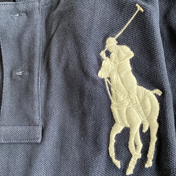 Polo Ralph Lauren Boys Polo Mesh Blue-White-Red Size 14-16 NWT - Picture 3 of 4